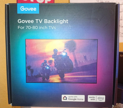 Retroiluminación LED para TV Govee H6169, RGBIC inteligente 70-80"