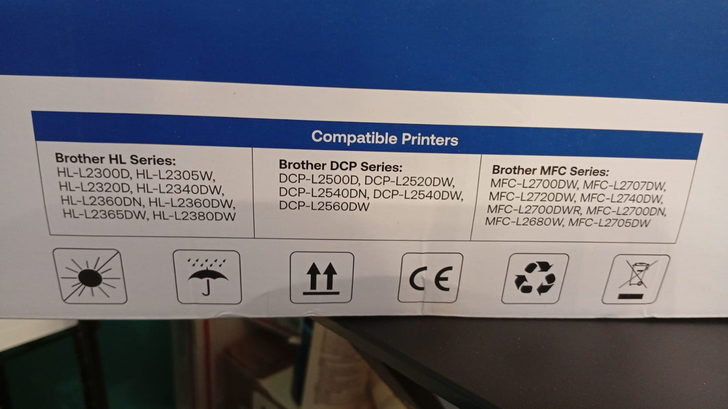 Paquete de 4 cartuchos de tóner de alto rendimiento, TN660.