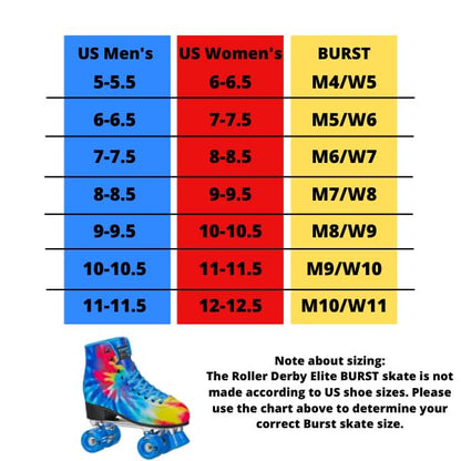 Roller Derby Elite Mystic Freestyle Patín 4 de Ruedas TALLA 9M/8W
