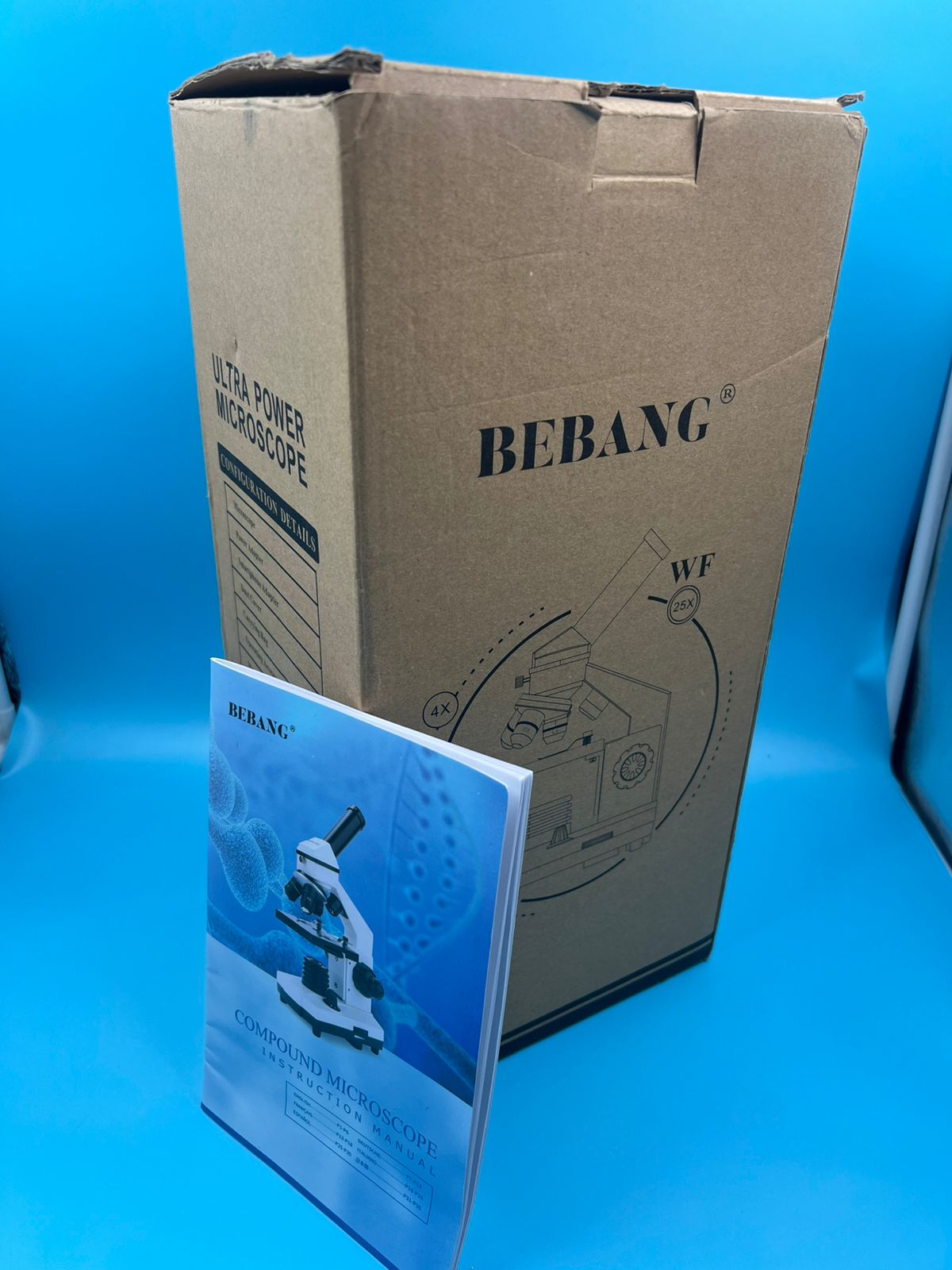 BEBANG Microscopio para Adultos Niños Estudiantes 100X-2000X