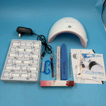 Kit Uñas Gel Gellen 10 Colores Lámpara UV LED