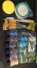 Kit de Pinturas Acrílicas en Lienzo, Nicpro de 80 pcs, 36ML.