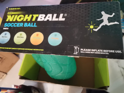 Balón Inflable Tangle Nightball Basketball LEDs verde Size 5