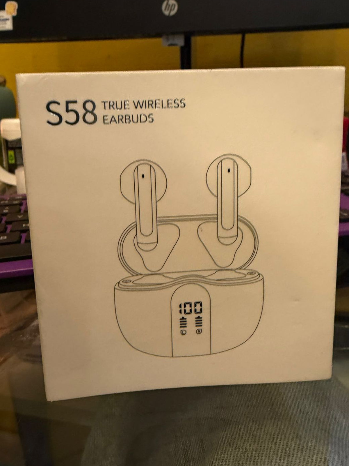Auriculares inalámbricos ligeros S58 V5.3 ENC