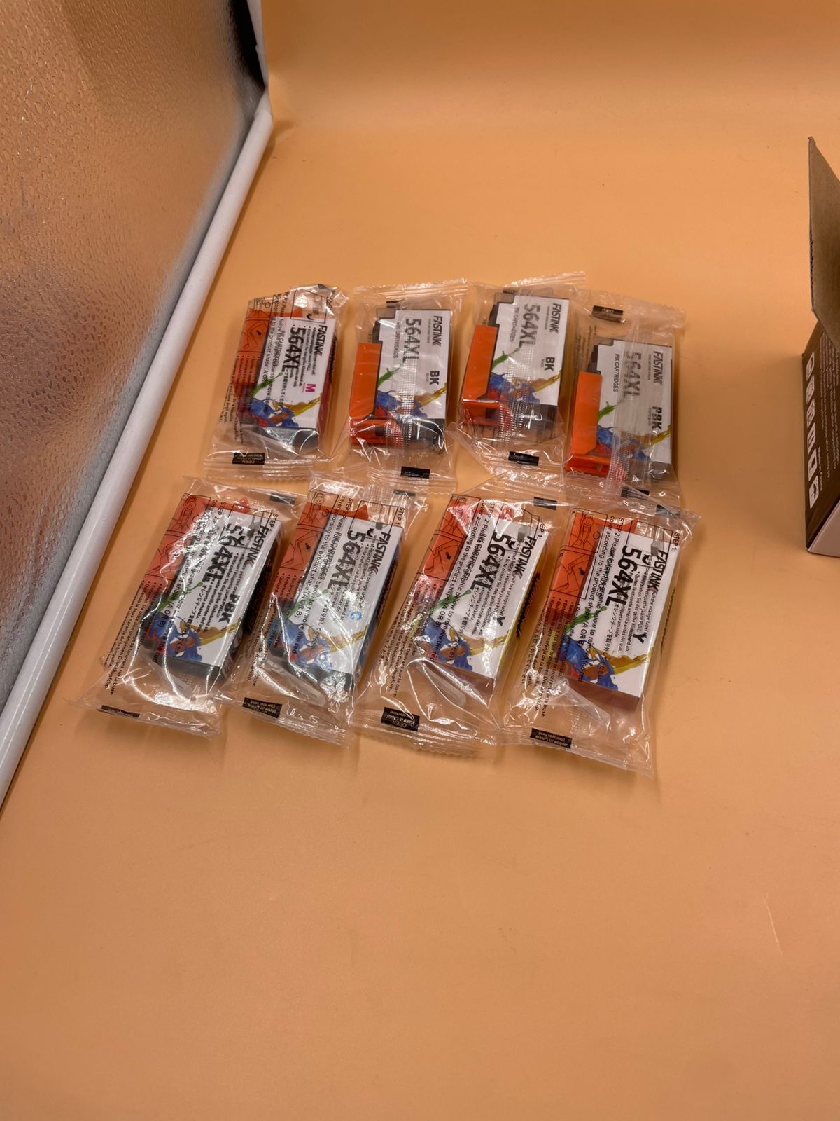 Cartuchos de tinta compatibles de repuesto para cartuchos de tinta.