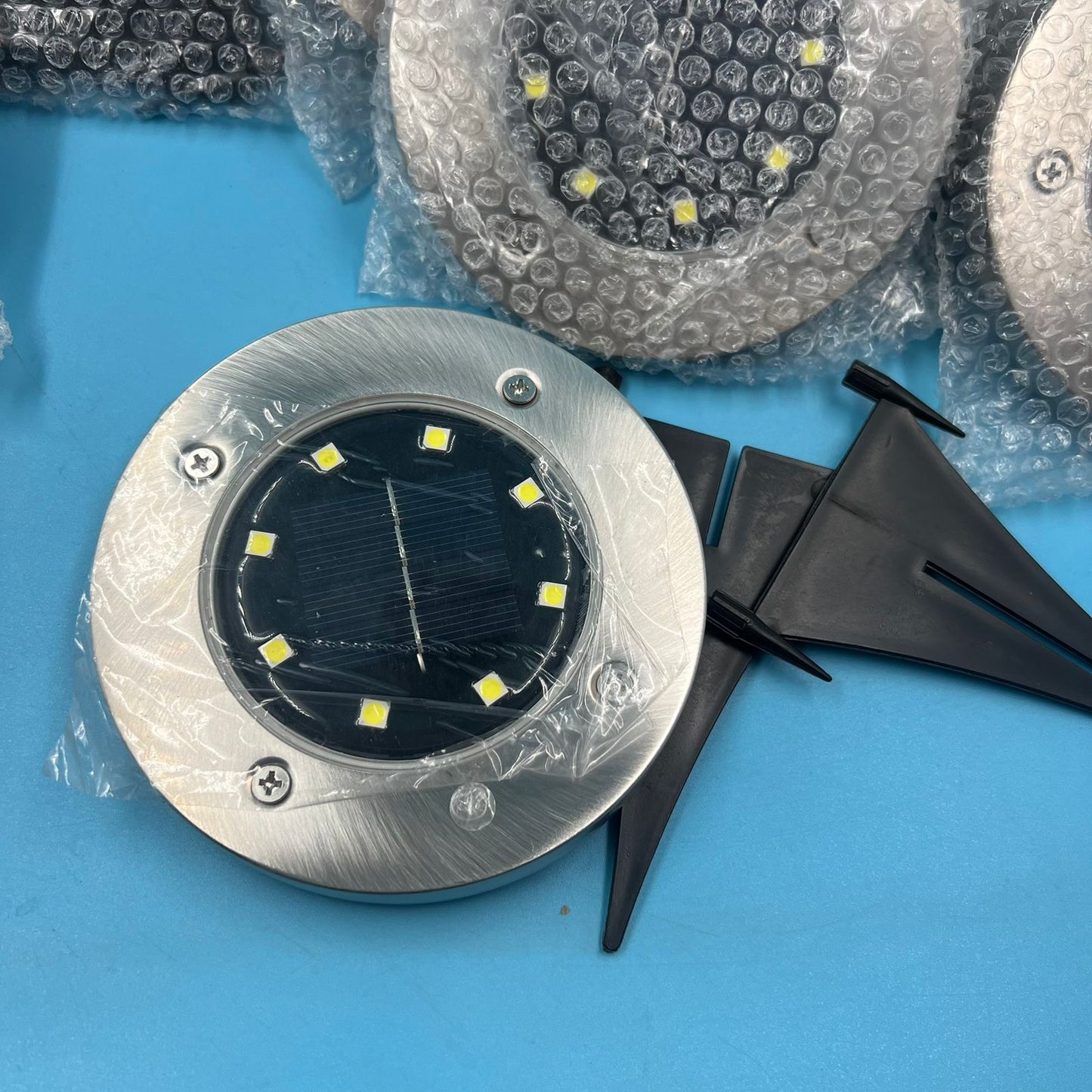 19 Luces Solares Para Exteriores Impermeables Blanco Frio (USADO)