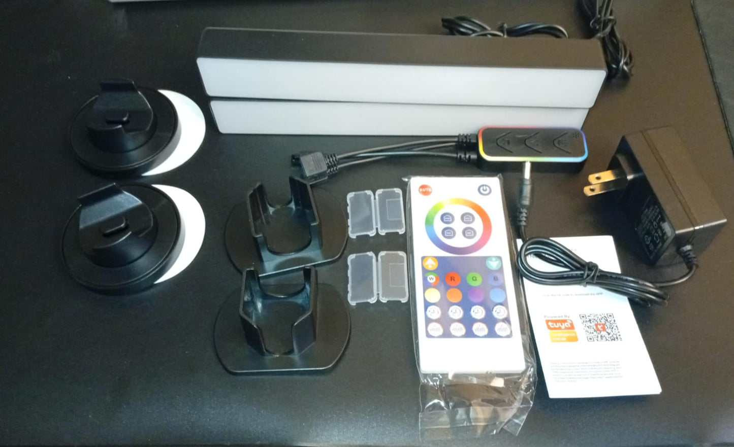Luces de ambiente de escritorio, inteligentes, WIFI, Led, rgbic.