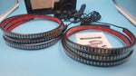 Tiras de Luces de Emergencia de 70 Pulgadas, Verde y Blanco, 864 LED.