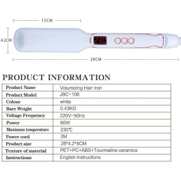 Plancha voluminizadora para cabello LAICAIW