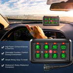 Panel de interruptores Nilight de 8 vías (USADO)