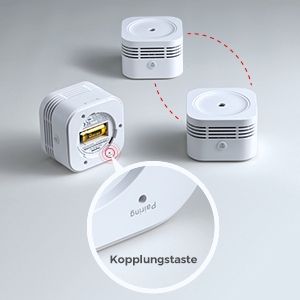 Detector de humo inalámbrico en red, Aegislimk S-RF200, 3 pack.