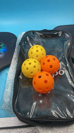 Juego de 2 palas de pickleball NIUPIPO, 4 bolas incluidas.