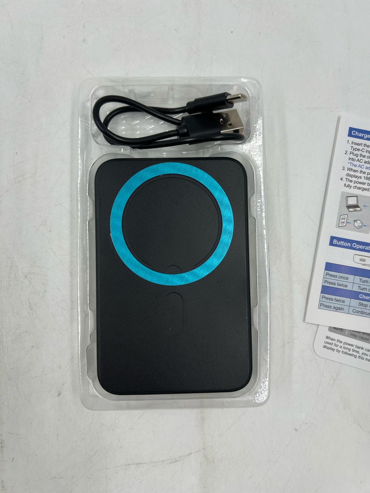 Cargador portátil Magsafe 12000 mAh W16 (USADO)