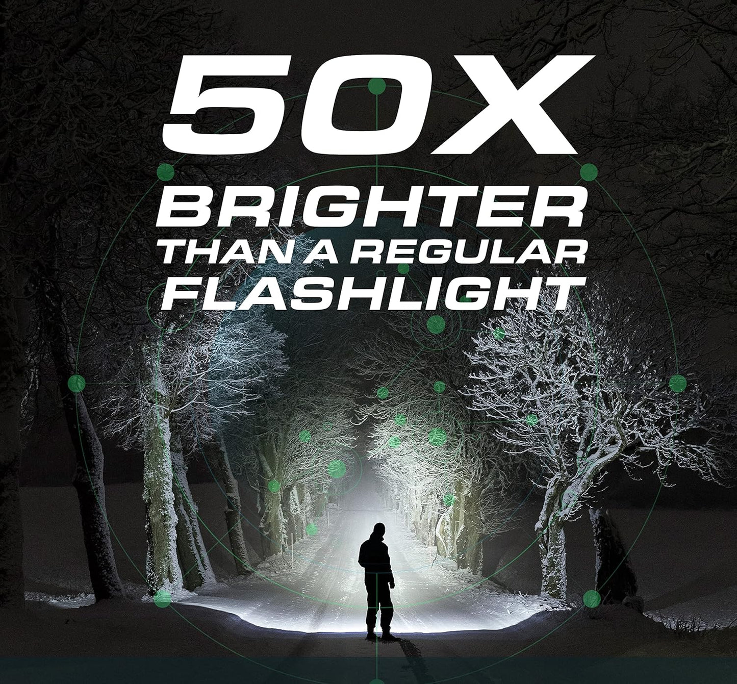 Linternas tácticas TacLight paquete de 3 impermeables