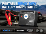 Arrancador de batería para coche JFEGWO CS02-3000A con compresor de aire