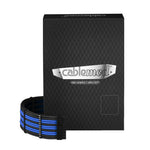 Kit de cables CableMod PRO ModMesh negro con azul para fuente de poder ASUS y Seasonic