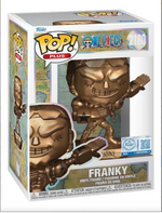 Funko Pop Franky 2180, Exclusivo Bronce, One Piece.