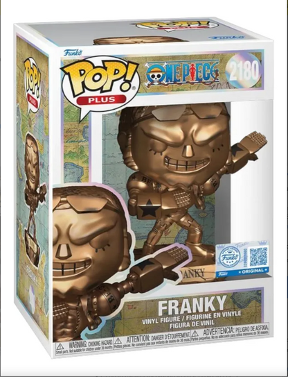Funko Pop Franky 2180, Exclusivo Bronce, One Piece.
