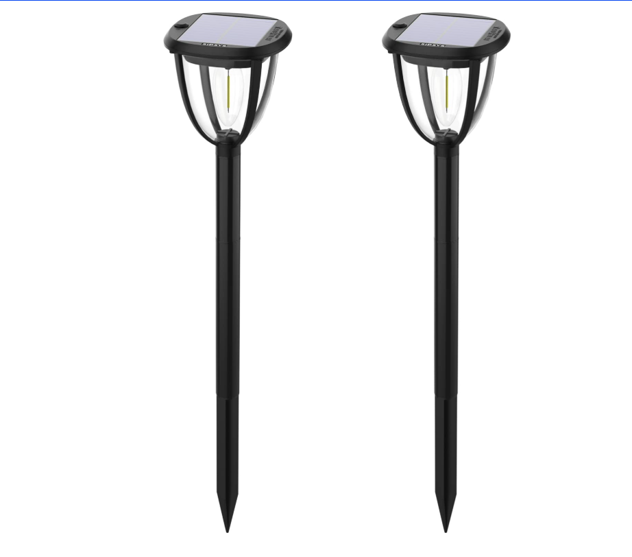 Luces solares para jardín Sidsys, 4Pack, con bombilla, impermeables.