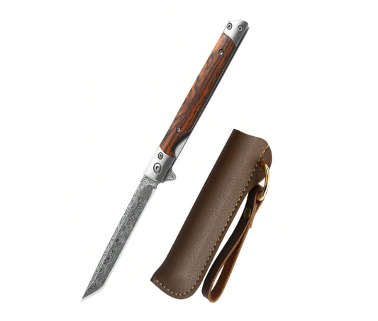 Navaja Tanto con hoja de acero inoxidable, Plegable.