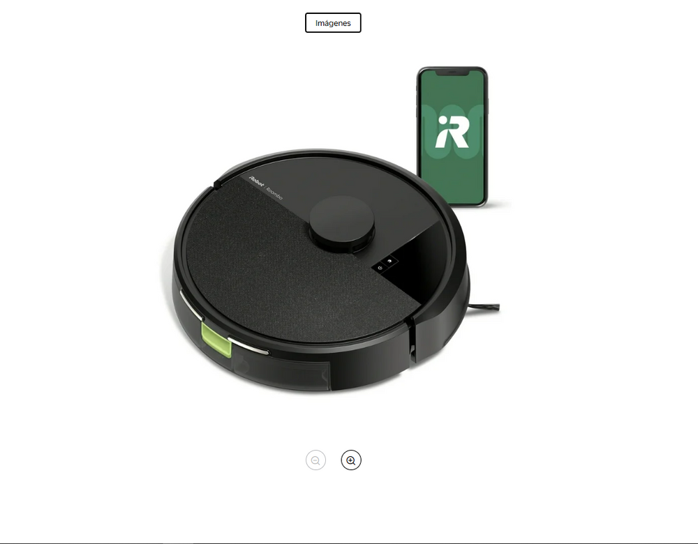 Robot aspirador iRobot, Roomba 105 Vac, Naveg. Lidar (USADO).