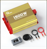 Inversor de corriente, Sinusoidal Pura 1500W, 12v A 120v, 60Hz.