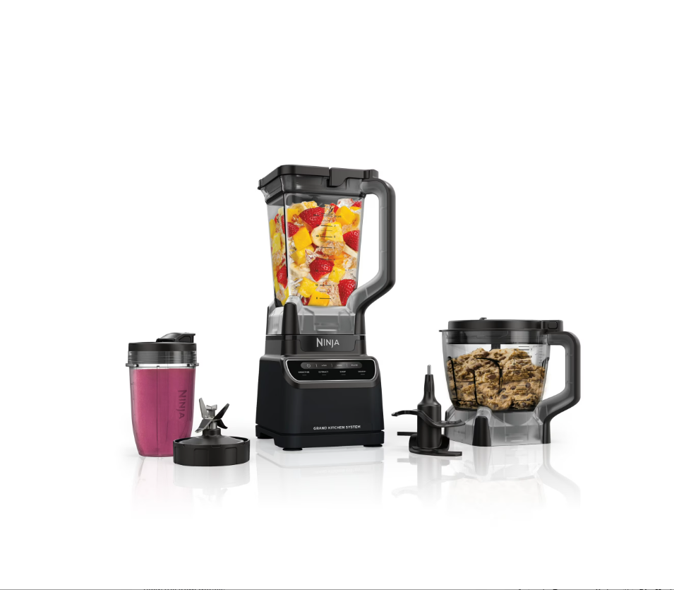 Licuadora Ninja Grand, 1,9 lts, procesador de alimentos, vaso 500 ml.