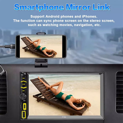 Estéreo CarPlayer 7" 2DIN CarPlay Android Auto Cámara (USADO)