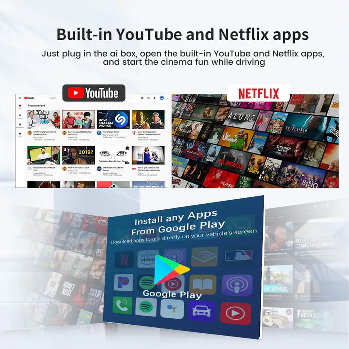 Adaptador multimedia CarlinKit Ai Box Tbox Plus Carplay (USADO)