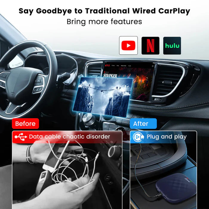 Adaptador multimedia CarlinKit Ai Box Tbox Plus Carplay (USADO)