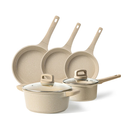 Carote Juego de Utensilios de Cocina Antiadherentes de 7 Piezas.