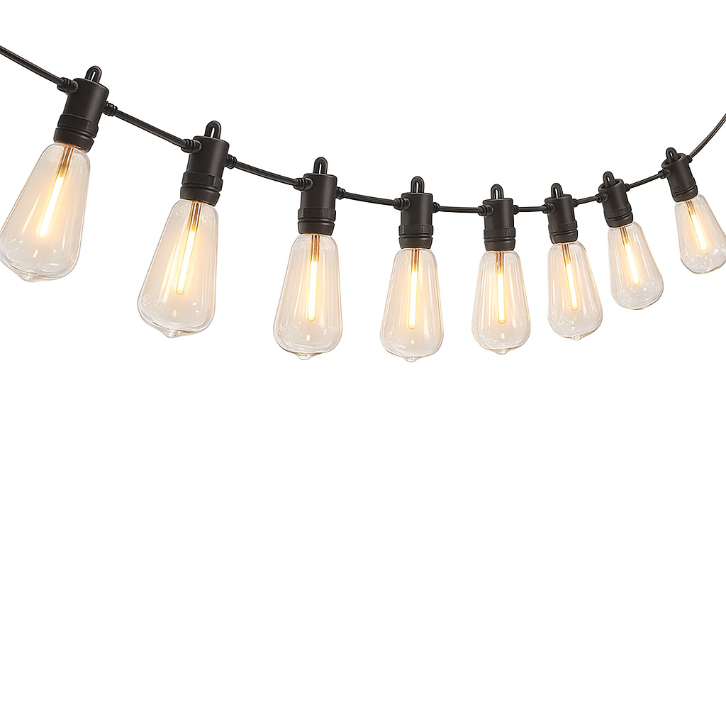 Guirnalda luces exteriores 60m (2x30m) a prueba de agua (USADO)