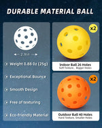 Set Pickleball Mayboom 2 Palas 4 Pelotas y Bolsa