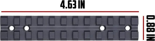 Montaje en riel Picatinny Ruger 10/22 para miras deportivas.