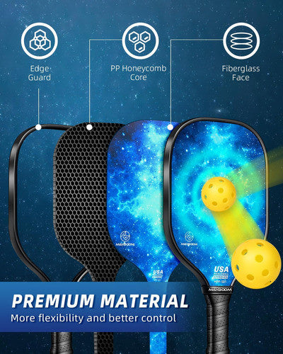 Set Pickleball Mayboom 2 Palas 4 Pelotas y Bolsa