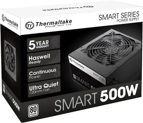 Fuente de Poder Thermaltake Smart 500W 80 Plus