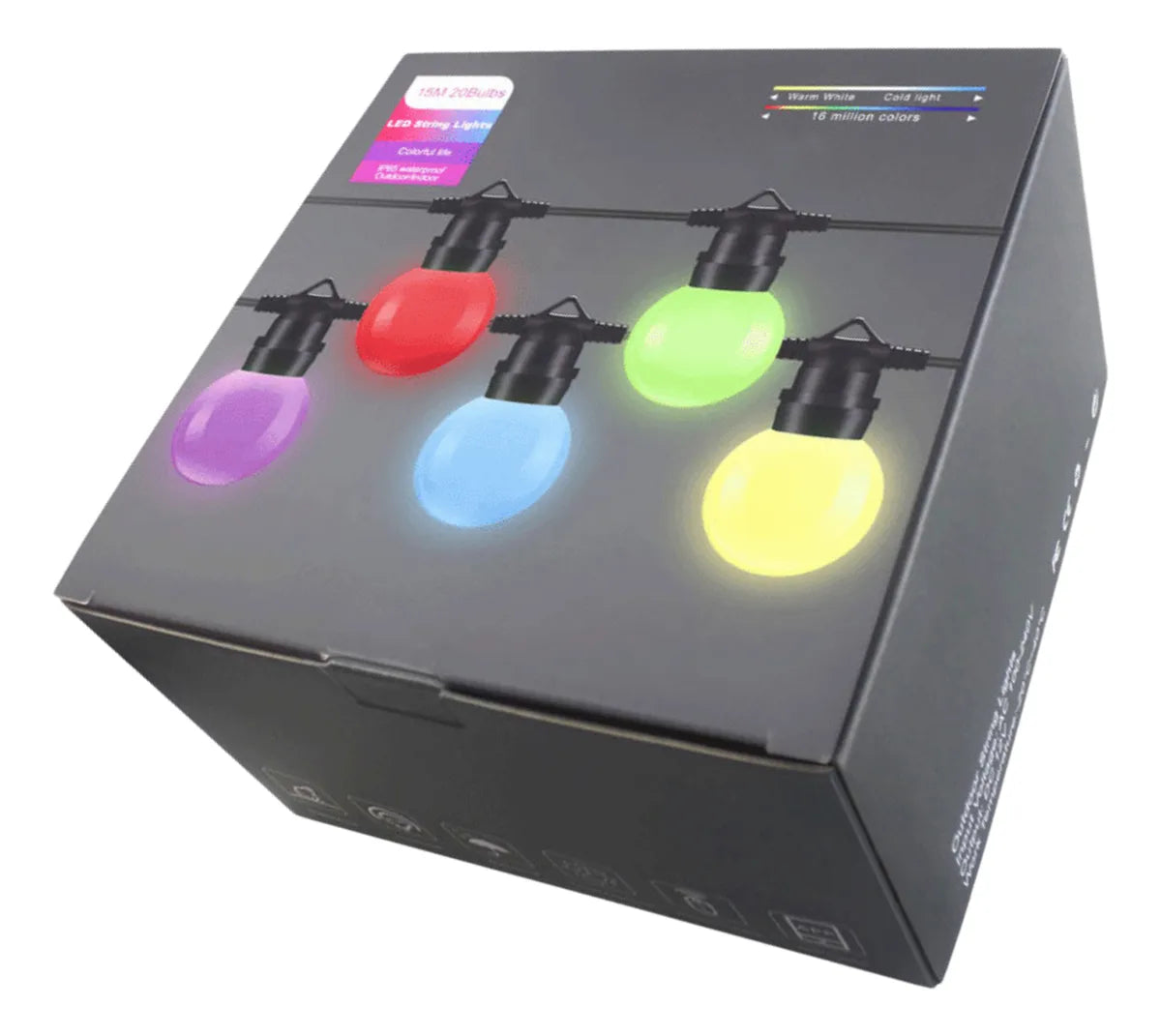 Tira De Luces Led, Rgb Wifi, Exteriores, Impermeable, 15m.