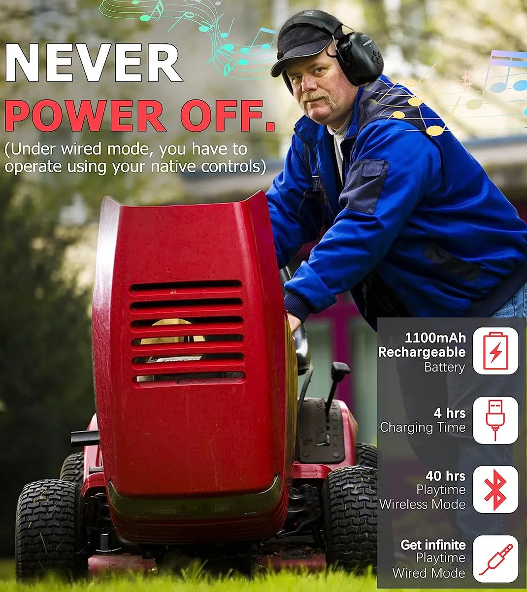 PROHEAR 037 - Protección auditiva Bluetooth.