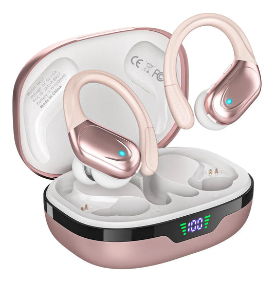 Auriculares inalámbricos Bluetooth, CATITRU BX17 ROSAS.