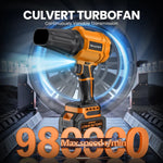 Soplador De Hojas Inalámbrico Yuquesen 980.000 Rpm Con 2 Baterias