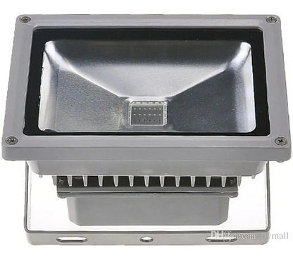 Luz de inundación LED, RGB de 50 W, control remoto, (DETALLE).