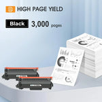Cartucho De Tóner Negro High Yield TN830XL 4 piezas