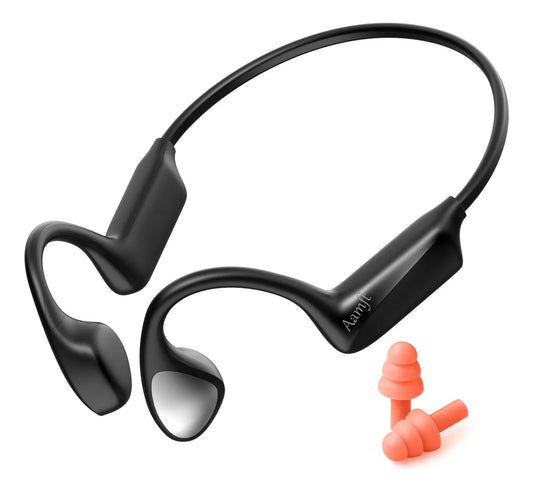 Auriculares de conducción ósea, Bluetooth, IPX6 imperm. (USADO).