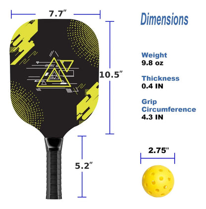 Juego de pickleball Aopoul 4 Palas madera primera calidad