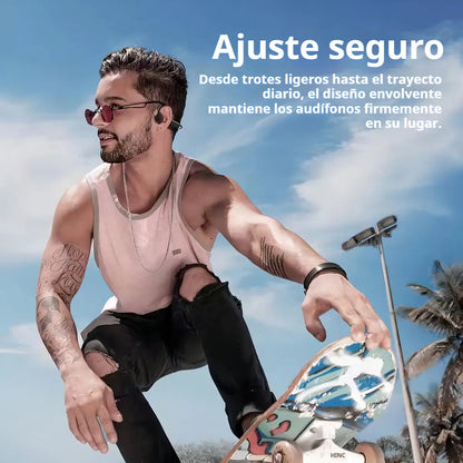 Audífonos Conducción Ósea Bluetooth IPX5 Deportivos