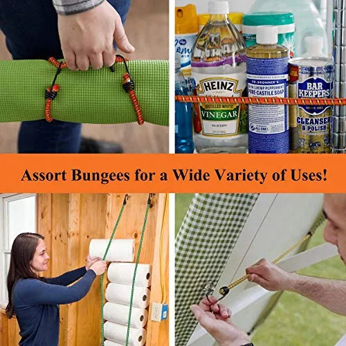 Cordones Bungee Premium 20 Piezas En Frasco