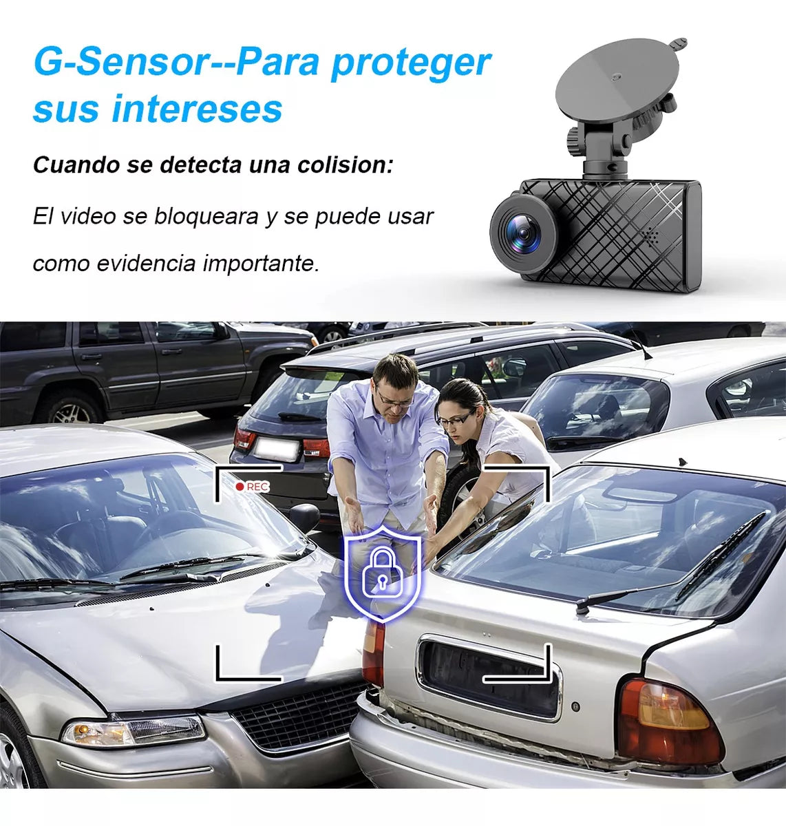 Dash Cam Cámara Para Auto  Hd 1080p.