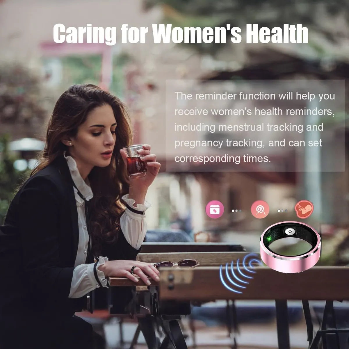 Anillo Inteligente Bluetooth fitness talla 11 (USADO)