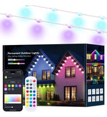 Luces LED permanentes RGB para exteriores, 100 pies LEMONLOVELY
