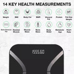 Báscula digital inteligente IMC, grasa corporal, masa muscular y peso . KoreHealth